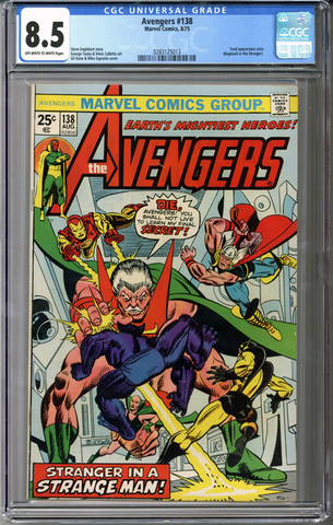 Colorado Comics - Avengers #138  CGC 8.5 