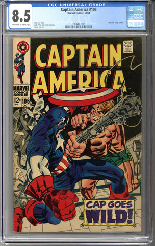 Captain America #106 CGC 8.5