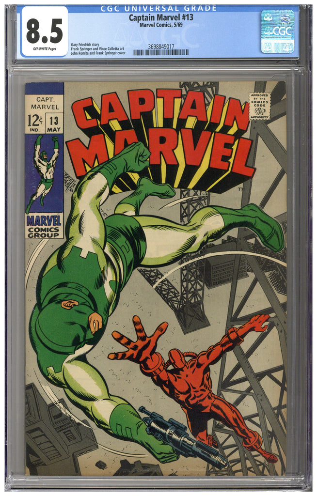 Captain Marvel #13 CGC 8.5