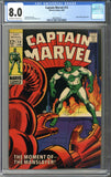 Captain Marvel #12 CGC 8.0