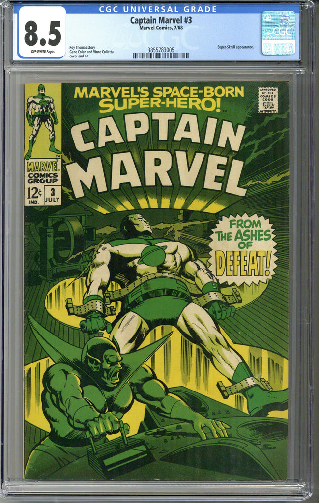 Captain Marvel #3 CGC 8.5