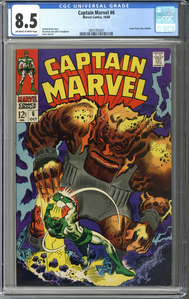 Captain Marvel #6 CGC 8.5
