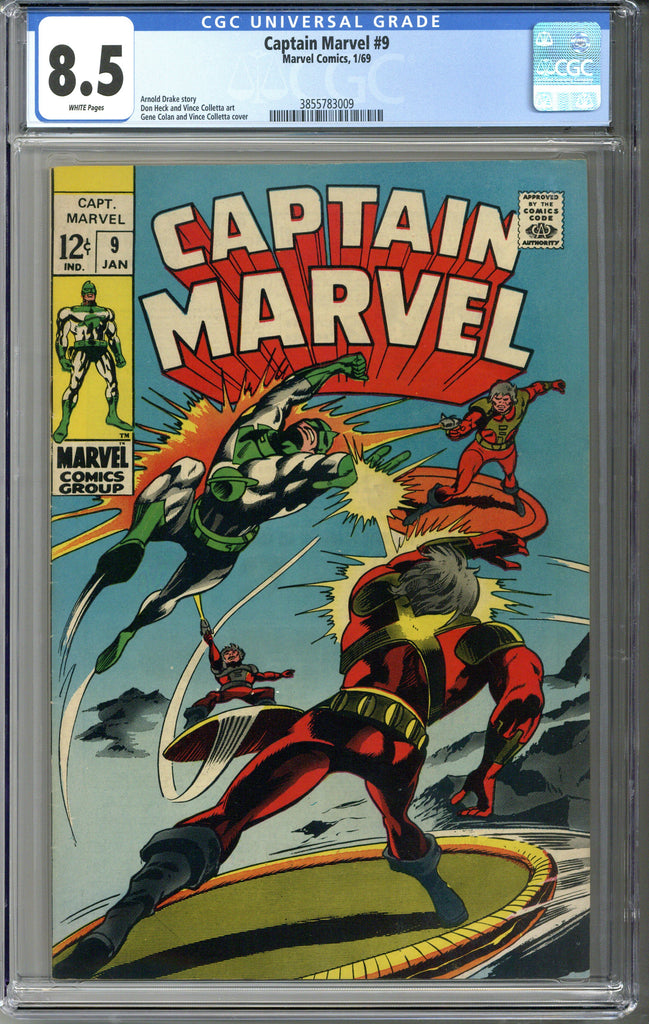 Captain Marvel #9 CGC 8.5