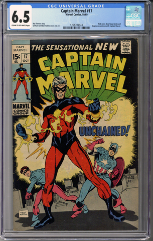 Captain Marvel #17 CGC 6.5