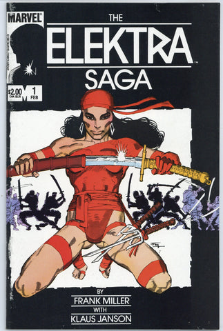The Elektra Saga #1 thru 3  NM- (3 books total)