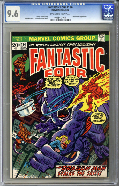 Fantastic Four #134 CGC 9.6