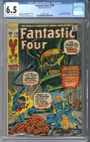 Fantastic Four #108 CGC 6.5