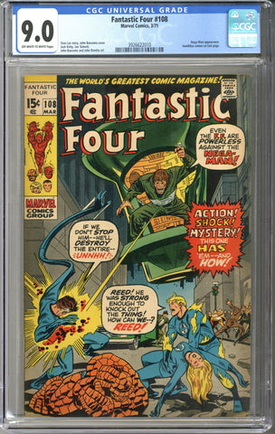 Fantastic Four #108 CGC 9.0
