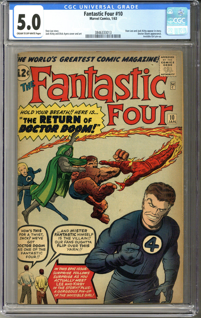 Fantastic Four #10 CGC 5.0