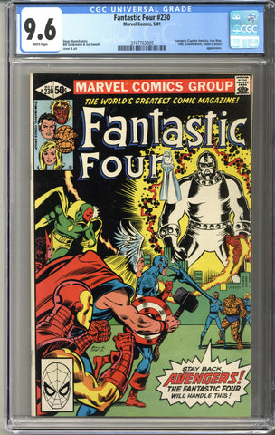 Fantastic Four #230 CGC 9.6