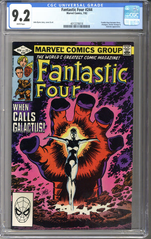 Fantastic Four #244 CGC 9.2