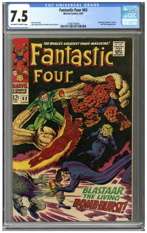 Fantastic Four #63 CGC 7.5