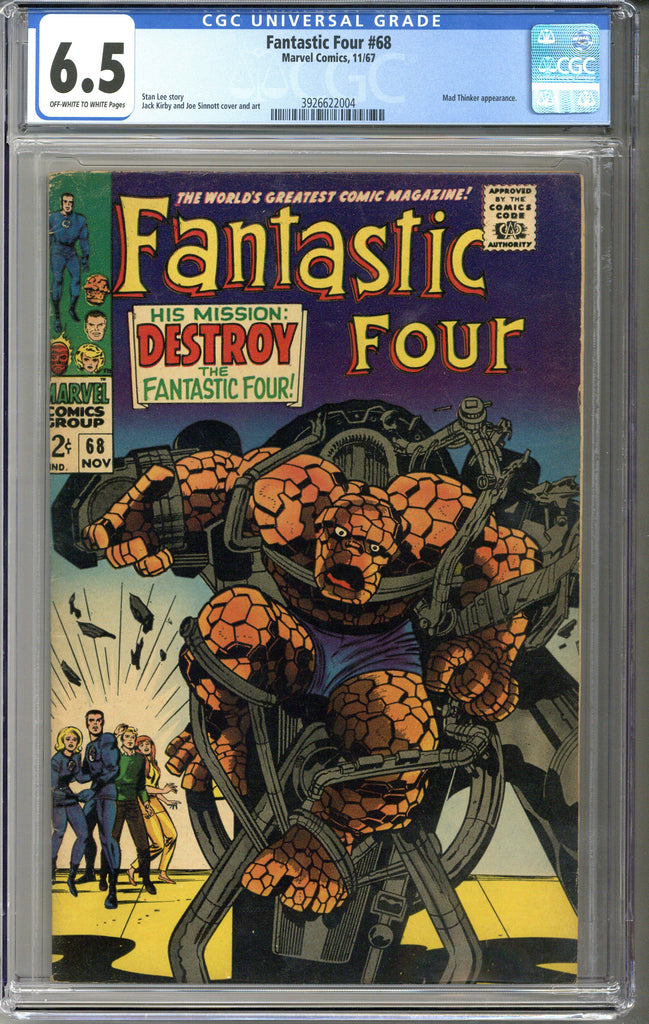 Fantastic Four #68 CGC 6.5
