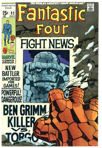 Fantastic Four #92 VF-