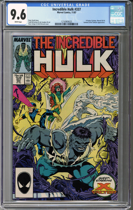 Incredible Hulk #337 CGC 9.6