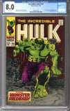 Incredible Hulk #105 CGC 8.0