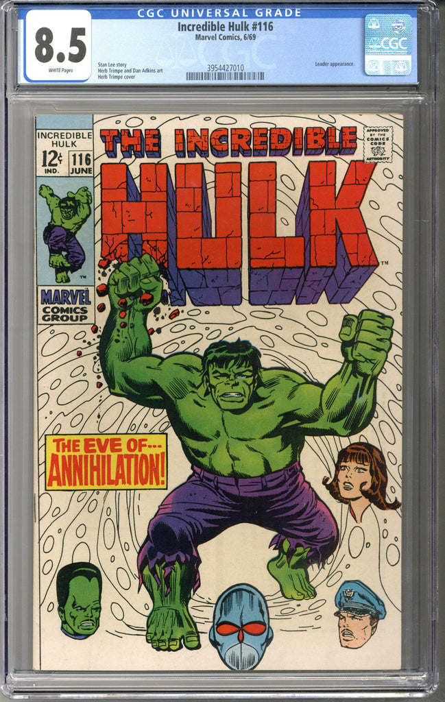 Incredible Hulk #116 CGC 8.5
