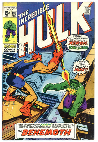 Incredible Hulk #136 Fine+