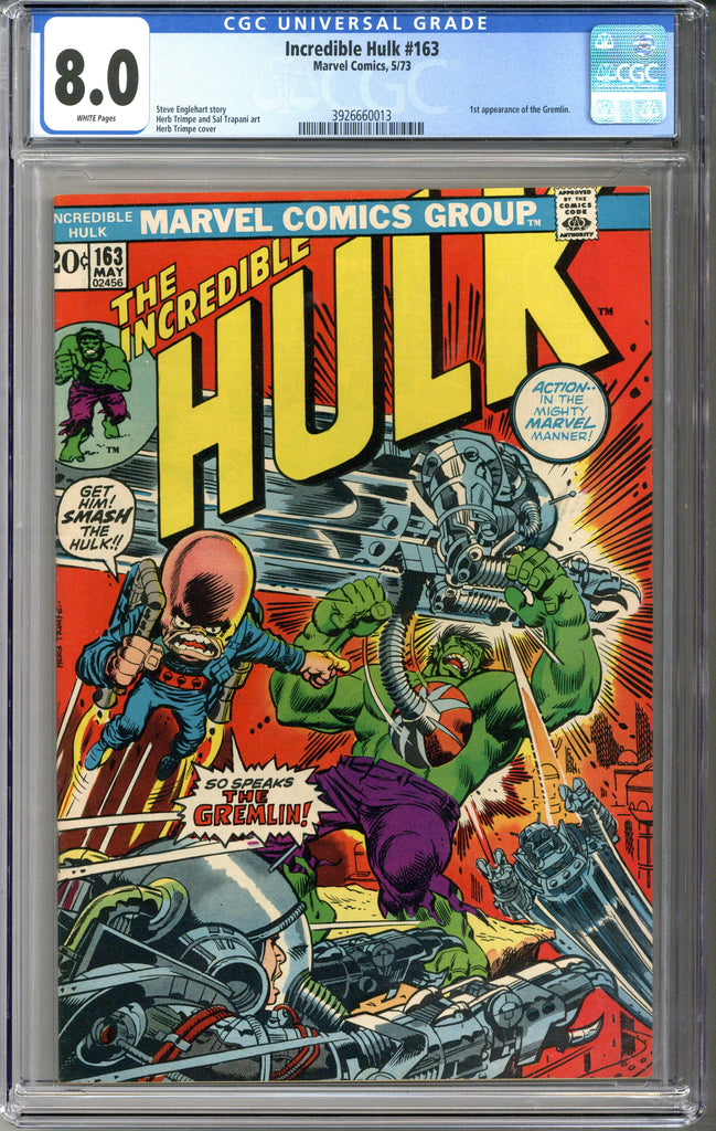 Incredible Hulk #163 CGC 8.0