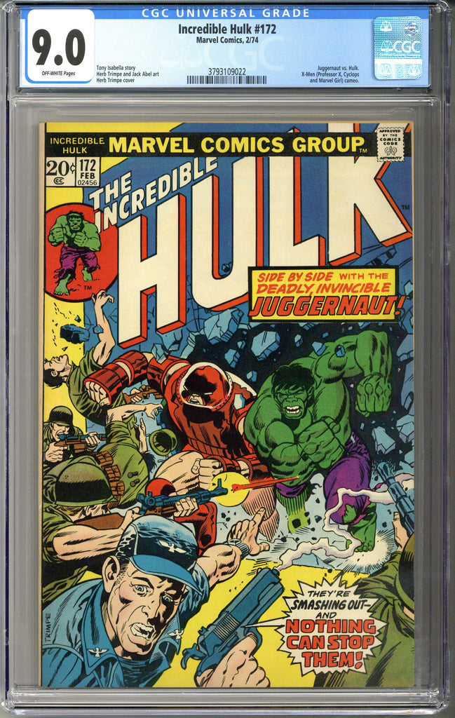Incredible Hulk #172 CGC 9.0