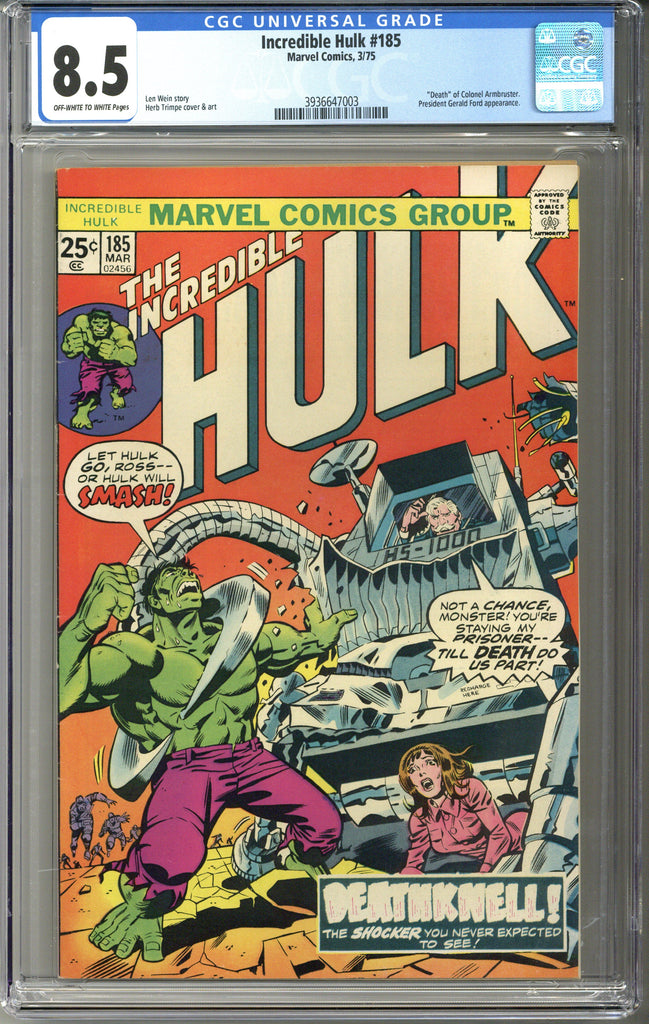 Incredible Hulk #185 CGC 8.5