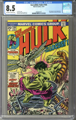 Incredible Hulk #194 CGC 8.5