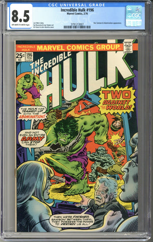 Incredible Hulk #196 CGC 8.5