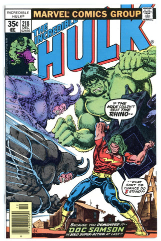 Incredible Hulk #218 NM-