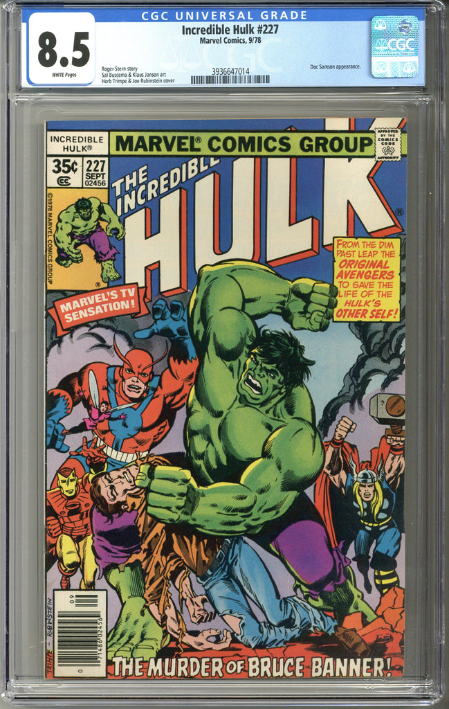 Incredible Hulk #227 CGC 8.5