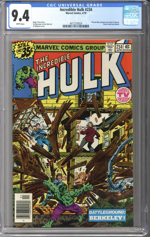 Incredible Hulk #234 CGC 9.4