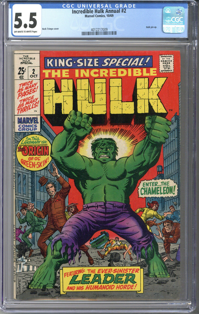 Incredible Hulk Annual #2 CGC 5.5