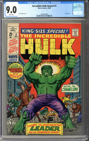 Incredible Hulk Annual #2 CGC 9.0