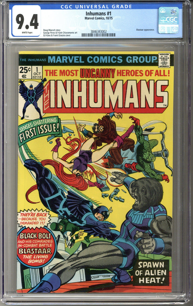 Inhumans #1 CGC 9.4