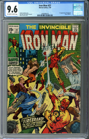 Iron Man #27 CGC 9.6