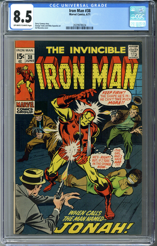 Iron Man #38 CGC 8.5