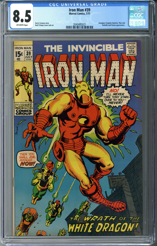 Iron Man #39 CGC 8.5