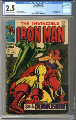 Iron Man #2 CGC 2.5