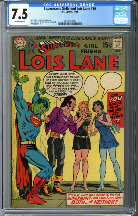 Superman's Girlfriend Lois Lane #96 CGC 7.5