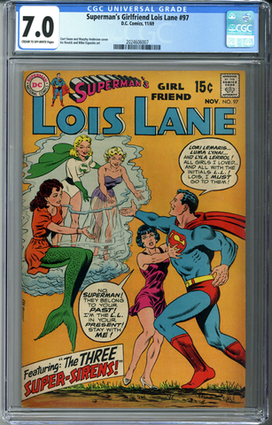 Superman's Girlfriend Lois Lane #97 CGC 7.0