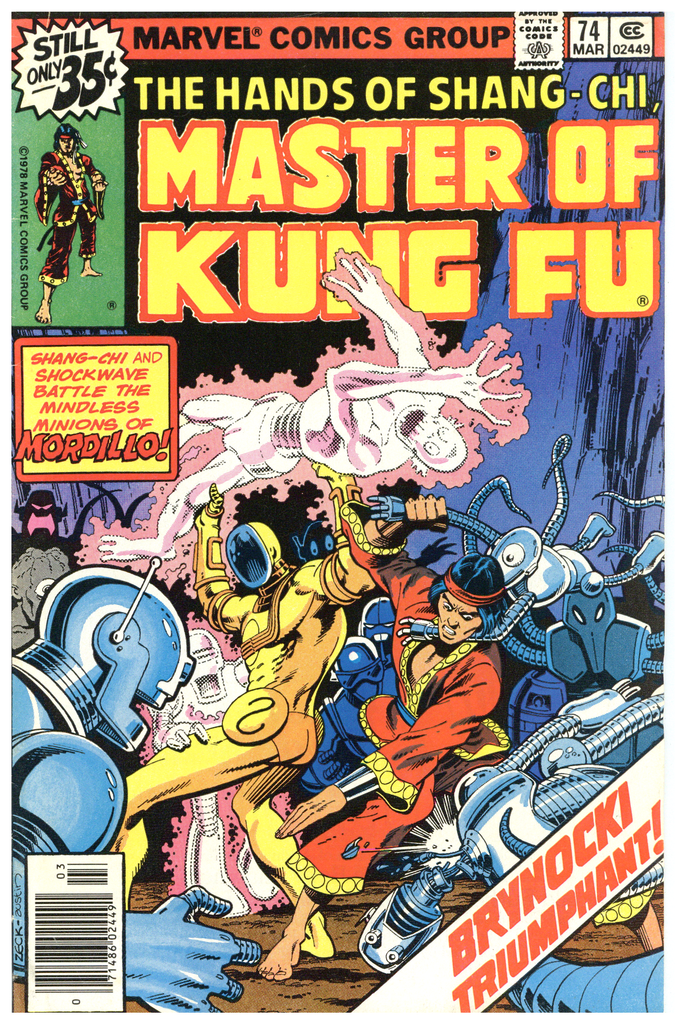 Master of Kung Fu #74 VG/F