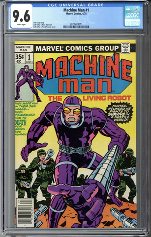 Machine Man #1 CGC 9.6