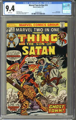 Marvel Two-In-One #14 CGC 9.4