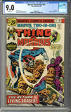 Marvel Two-In-One #15 CGC 9.0