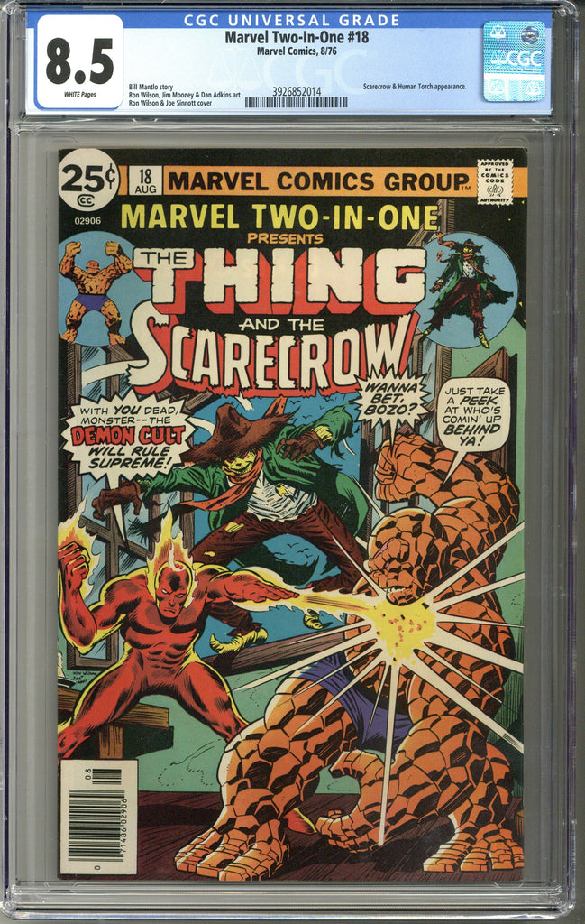Marvel Two-In-One #18 CGC 8.5