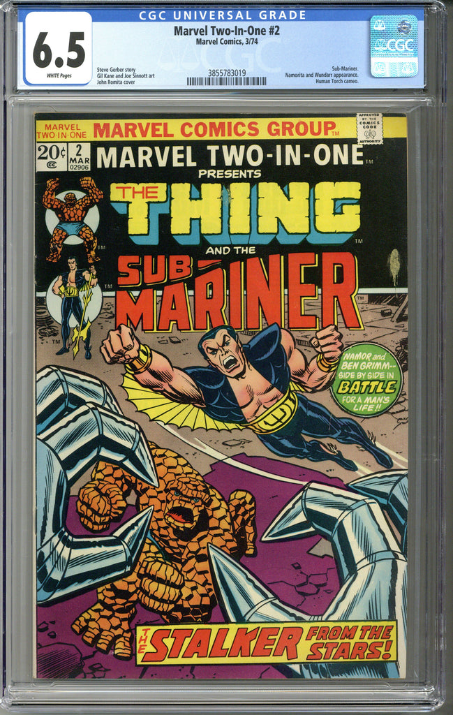 Marvel Two-In-One #2 CGC 6.5