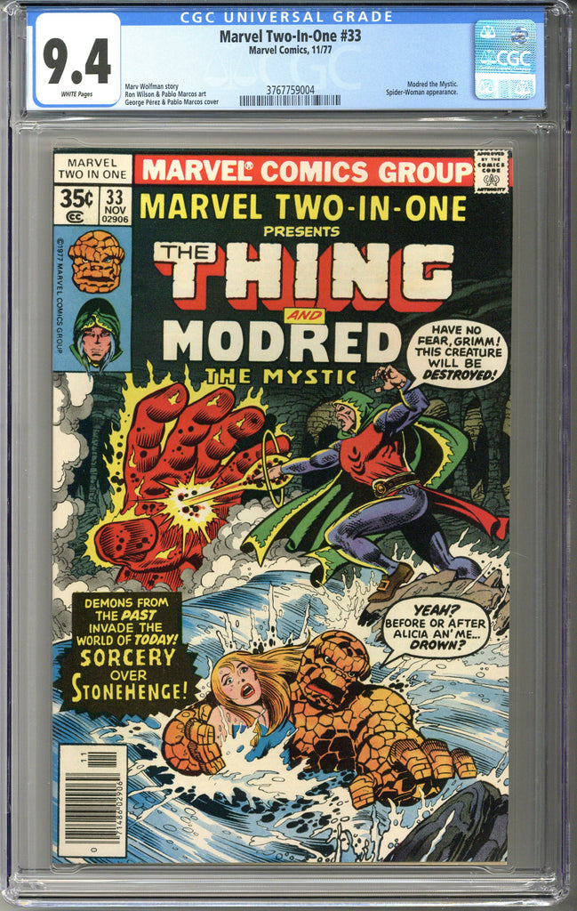 Marvel Two-In-One #33 CGC 9.4