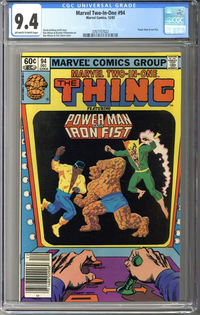 Marvel Two-In-One #94 CGC 9.4