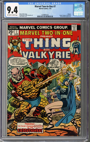 Marvel Two-In-One #7 CGC 9.4