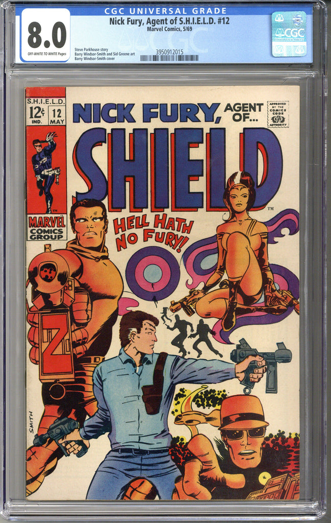 Nick Fury, Agent of SHIELD #12 CGC 8.0