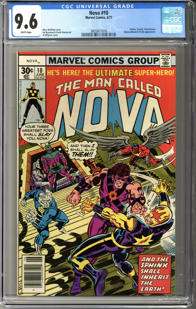 Nova #10 CGC 9.6